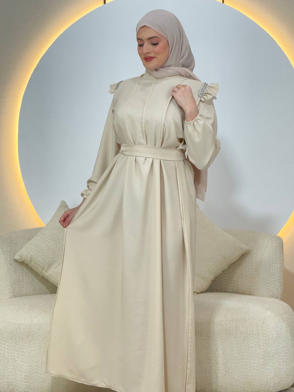 Robe beige
